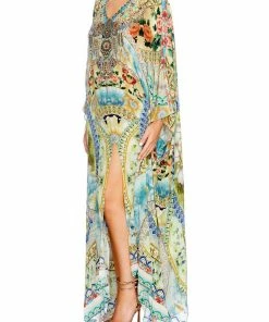 Camilla EBoutique (US) SPLIT FRONT AND SLEEVE KAFTAN SIGN OF PEACE