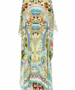 Camilla EBoutique (US) SPLIT FRONT AND SLEEVE KAFTAN SIGN OF PEACE