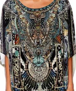 Camilla EBoutique (US) Resort ROUND NECK KAFTAN GIRL ON THE WING