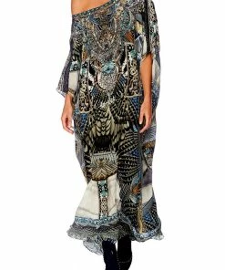 Camilla EBoutique (US) Resort ROUND NECK KAFTAN GIRL ON THE WING