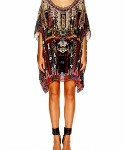 Camilla EBoutique (US) SHORT ROUND NECK KAFTAN IN A DALAI DAZE Resort