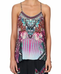Camilla EBoutique (US) Up To 50% Off T BACK SHOESTRING TOP RAINBOW EYES