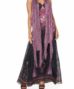 Camilla EBoutique (US) CROCHET KNIT SCARF WITH TASSELS TANAMI ROAD