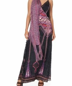 Camilla EBoutique (US) CROCHET KNIT SCARF WITH TASSELS TANAMI ROAD