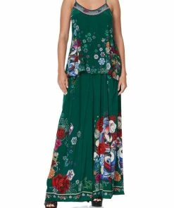 Camilla EBoutique (US) T BACK SHOESTRING TOP EMERALD'S ORBIT Up To 50% Off