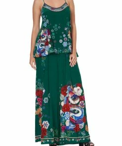 Camilla EBoutique (US) T BACK SHOESTRING TOP EMERALD'S ORBIT Up To 50% Off