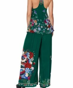 Camilla EBoutique (US) T BACK SHOESTRING TOP EMERALD'S ORBIT Up To 50% Off