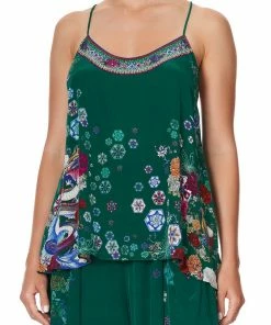 Camilla EBoutique (US) T BACK SHOESTRING TOP EMERALD'S ORBIT Up To 50% Off