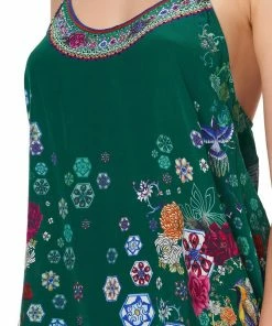 Camilla EBoutique (US) T BACK SHOESTRING TOP EMERALD'S ORBIT Up To 50% Off