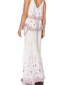 Camilla EBoutique (US) TOP WITH NECKLINE FRILL TANAMI ROAD Up To 30% Off