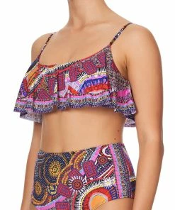Camilla EBoutique (US) Up To 40% Off FRILL CROP TOP WARLU DREAMING
