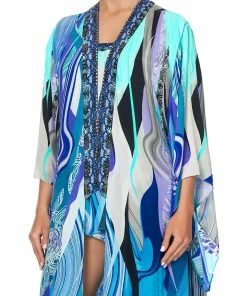 Camilla EBoutique (US) KIMONO WITH LONG UNDERLAYER WATEGOS WANDERLUST Up To 40% Off