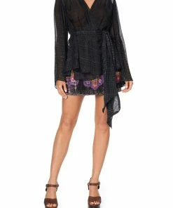 Camilla EBoutique (US) WRAP BLOUSE WITH YOKE MINA MINA Up To 40% Off