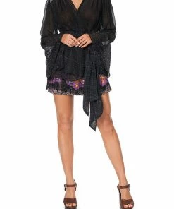 Camilla EBoutique (US) WRAP BLOUSE WITH YOKE MINA MINA Up To 40% Off