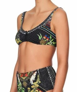 Camilla EBoutique (US) ZIP FRONT CROP BRA BLACKHEATH BETTY Up To 30% Off
